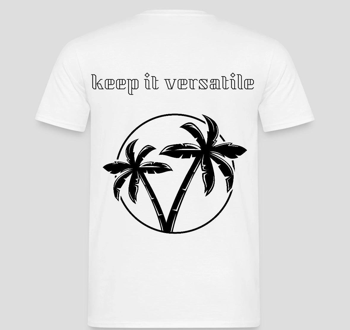 versatile.01 palm tree tee (white)