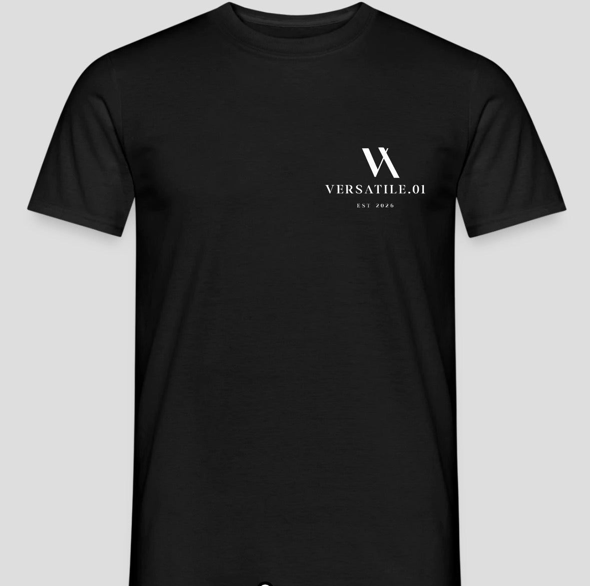 versatile.01 palm tree tee (black)